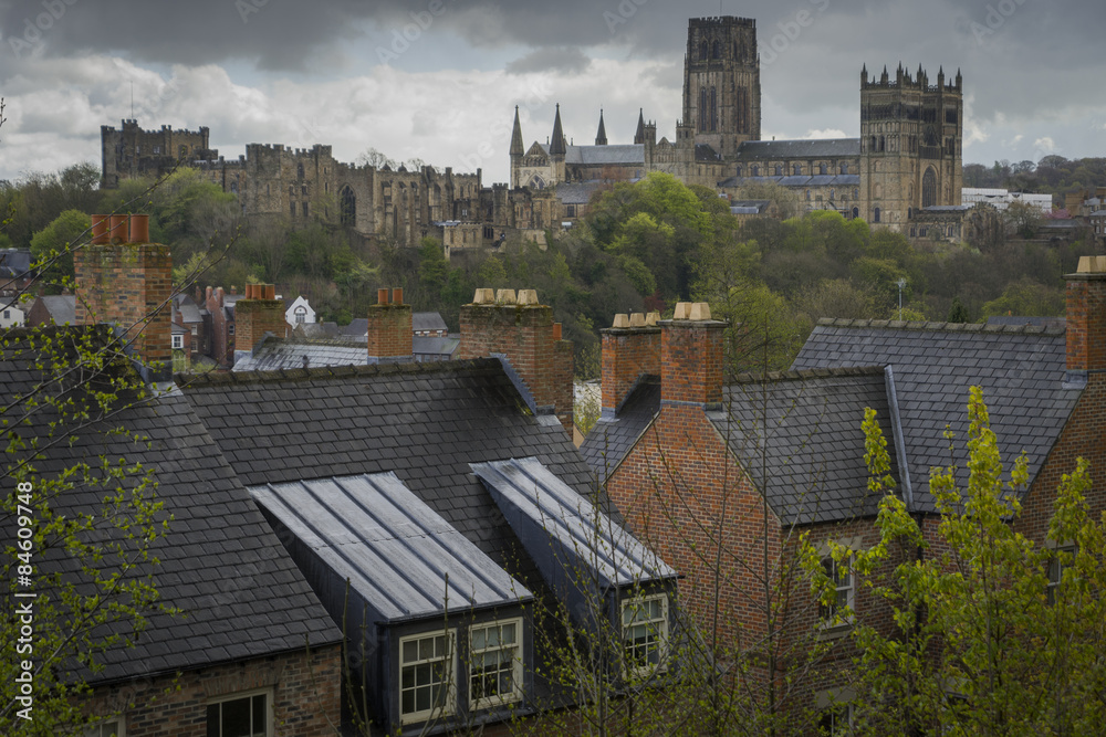 Vista de la ciudad de Durham