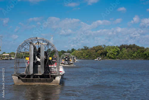 Number of airboats with tourists