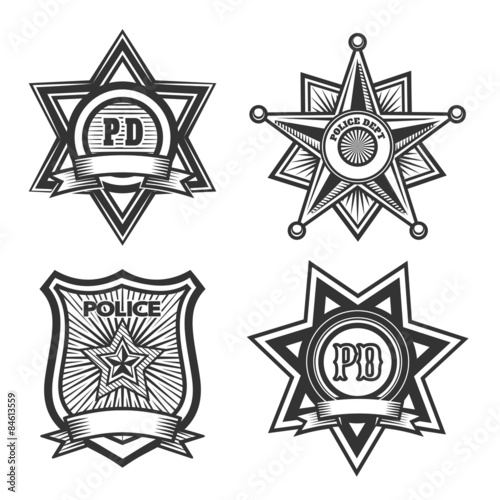 Police Badge Set