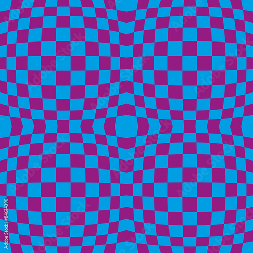Regular colorful endless pattern with intertwine three-dimension