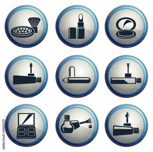 make-up products icons