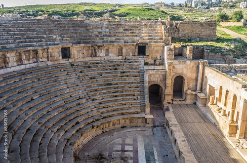 Amphitheater of Jerash in Jordan
