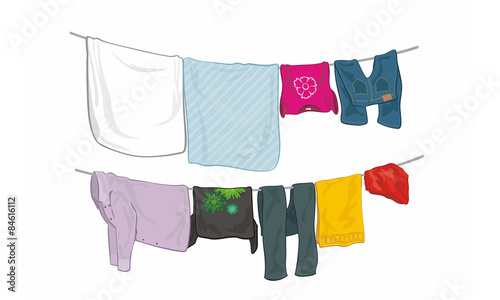 Separate vector about clothes