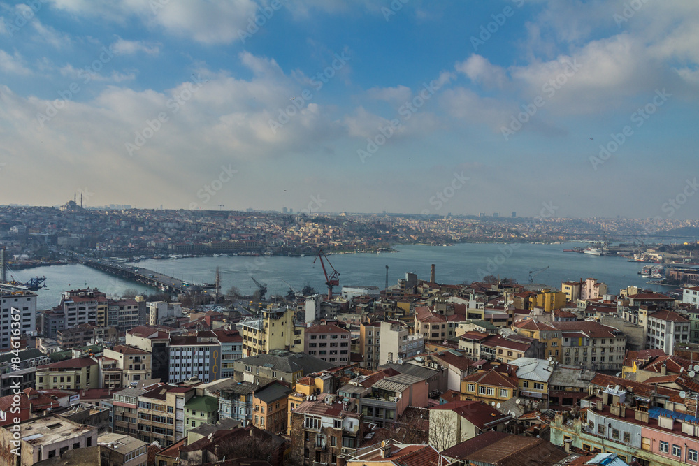 View of Istanbul Turkey