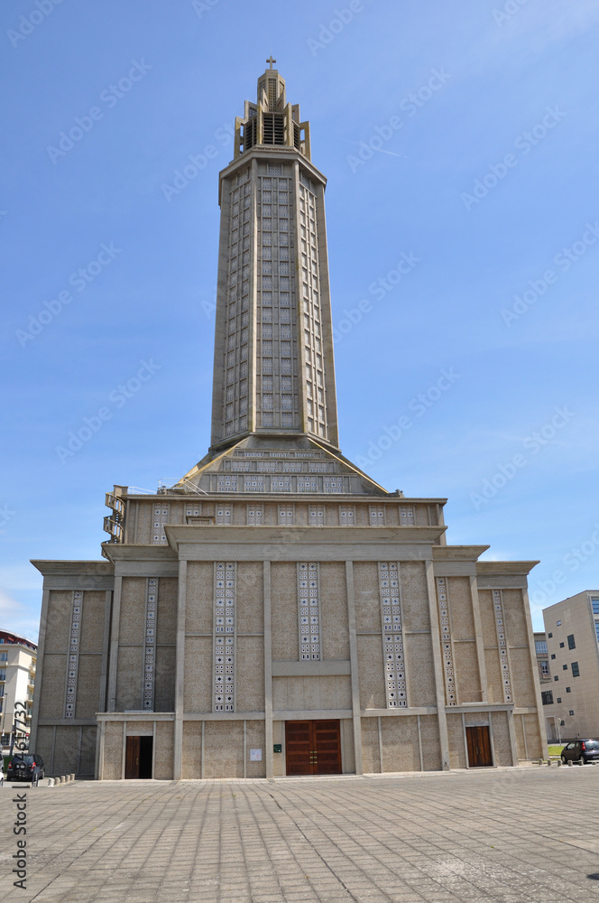 Obraz premium Eglise Saint-Joseph du Havre (Seine-Maritime)