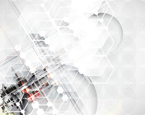 Abstract new progressive technology for business solutoin