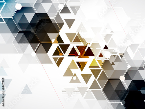 Abstract new progressive technology for business solutoin