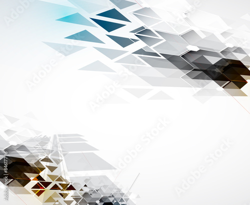 Abstract new progressive technology for business solutoin