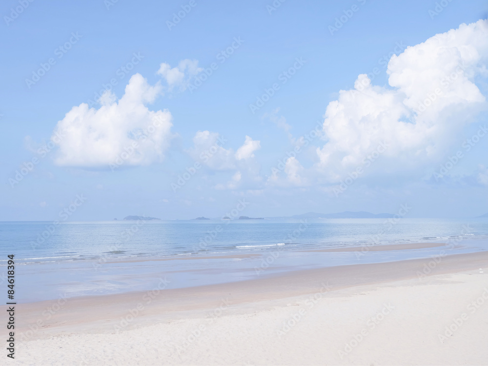 pastel beach
