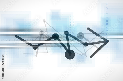 Abstract new progressive technology for business solutoin