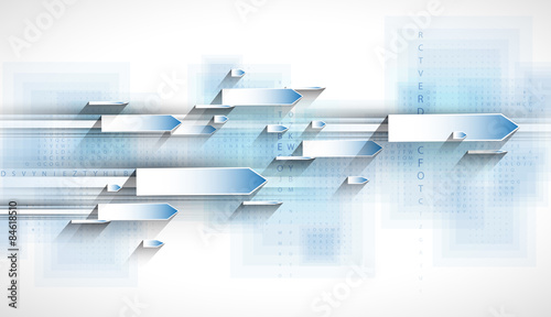 Abstract new progressive technology for business solutoin