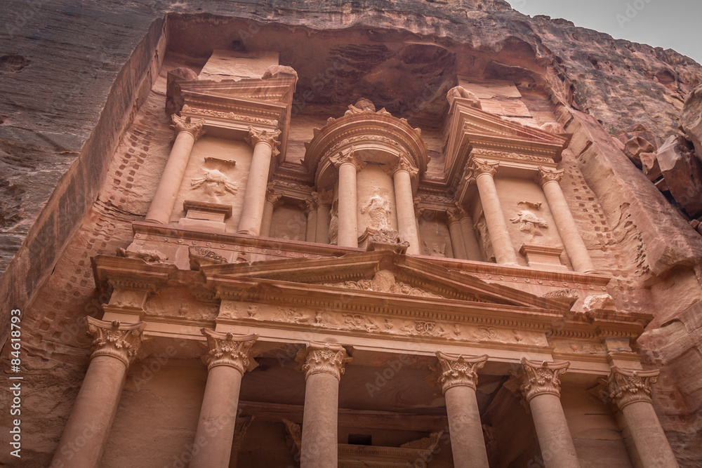 Petra ruins in Jordan