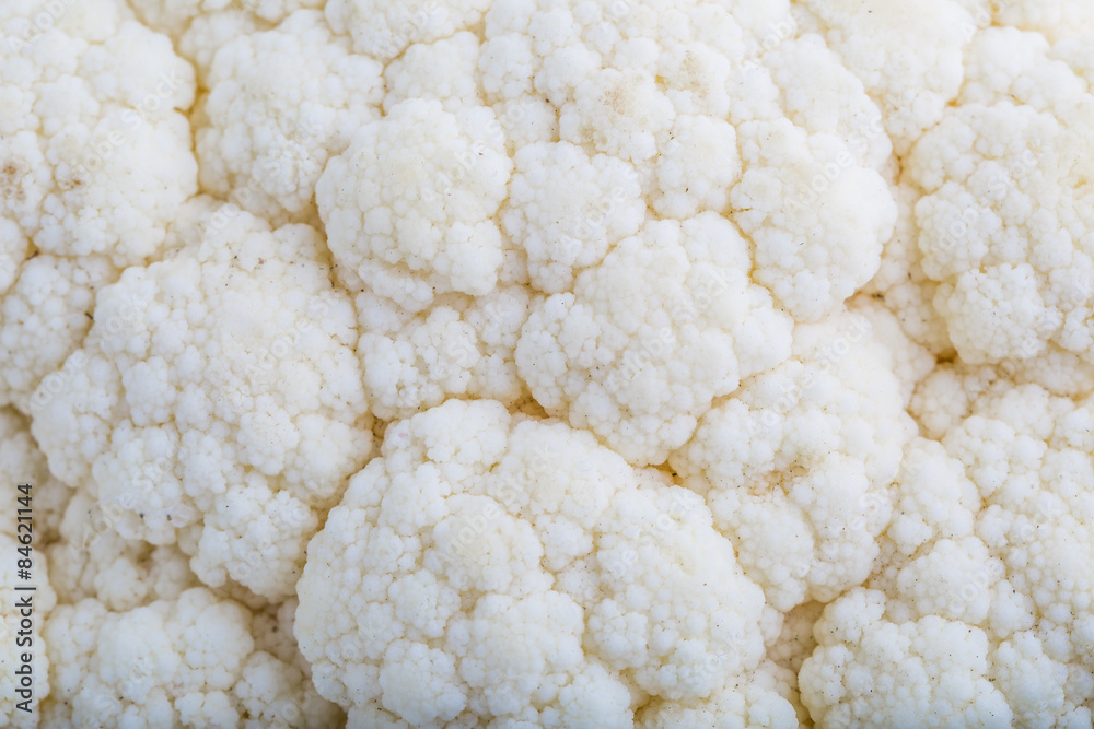 Closeup of tasty spring ripe cauliflower pattern Closeup of tasty spring ripe cauliflower pattern