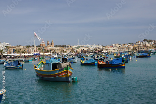 Port de Marsaxlokk et ses Luzzus © JC DRAPIER