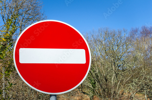 Wrong Way European Trffic Sign