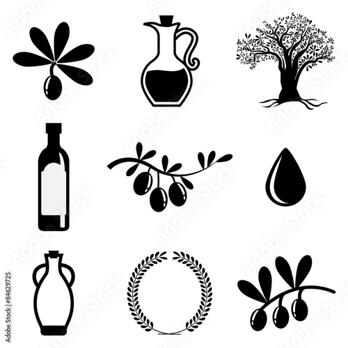 Olive oil design.