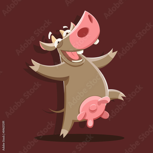 Dancing cow