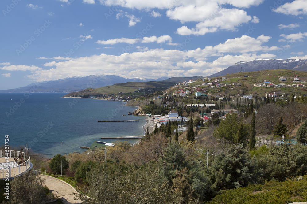 Town on the Black Sea coast