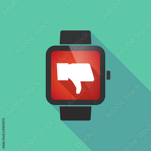 Smart watch with a thumb hand
