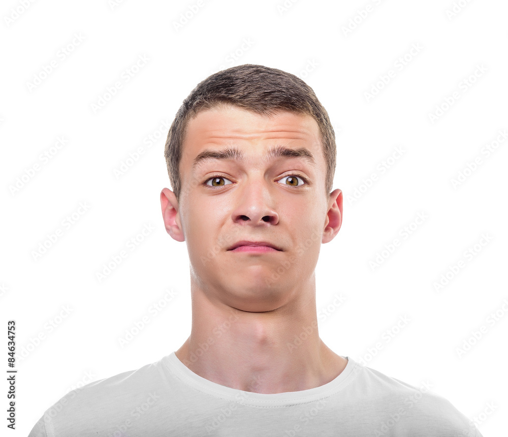 Surprised Young Man. Surprised Young Man.