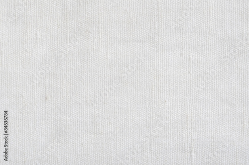 Natural Bright White Flax Fiber Linen Texture, Detailed Pattern Macro Closeup, Horizontal