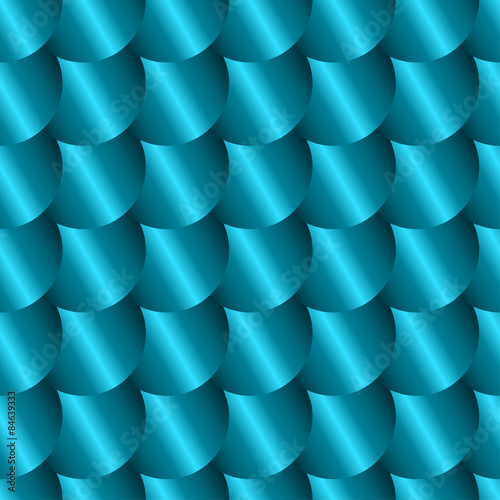 Seamless metal scale pattern. Editable vector. Eps 10