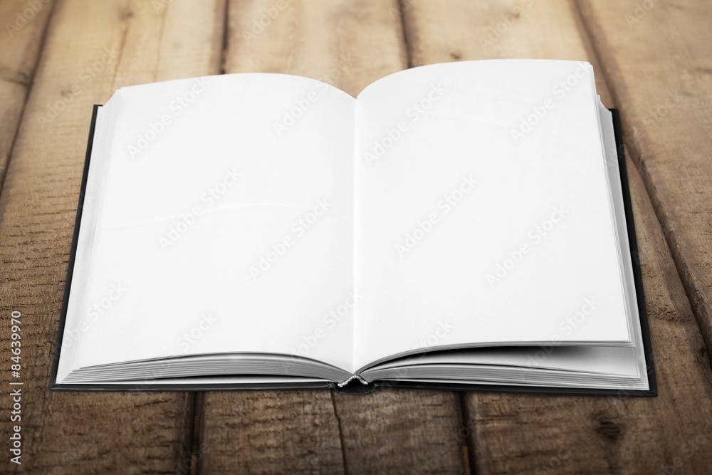 Fototapeta premium Book, cover, blank.