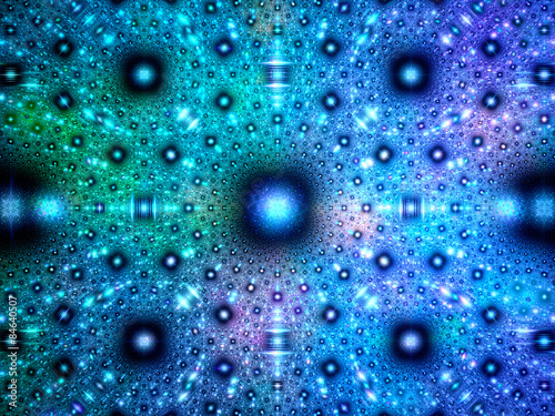 Multicolored vibrant fractal background