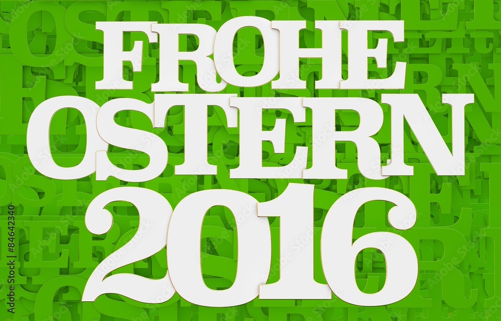 Fototapeta premium frohe ostern 2016