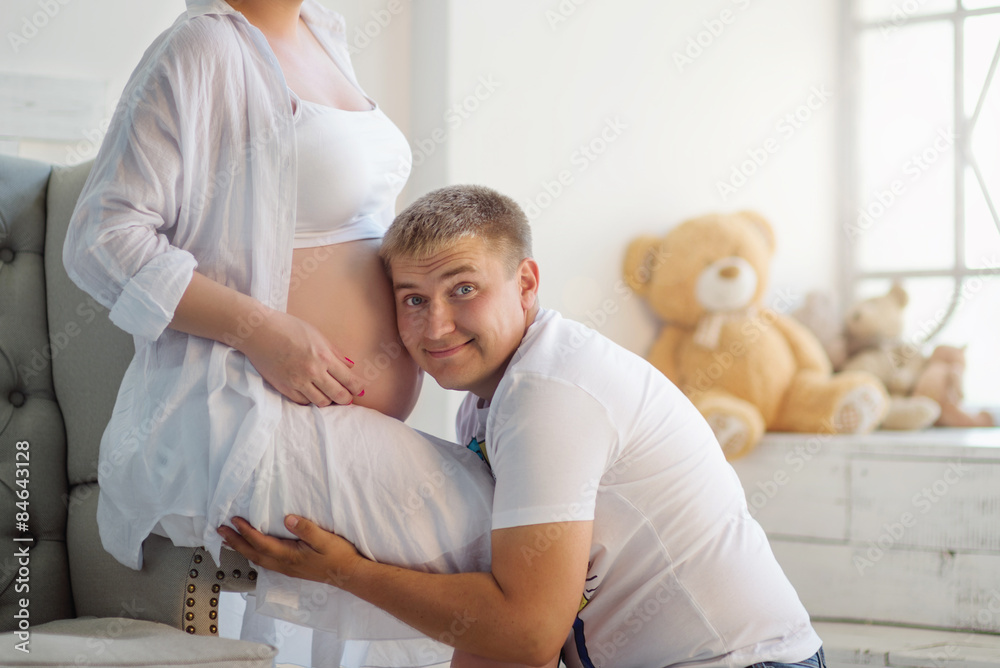 Obraz premium Pregnant couple