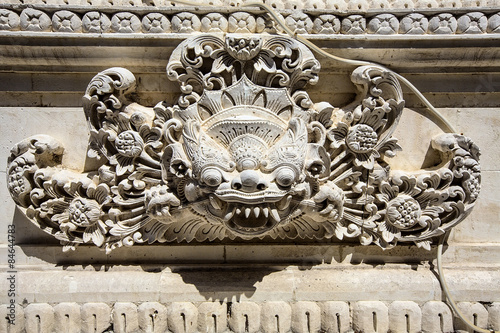 Obraz na płótnie demon Kala, hindu temple, Nusa Penida, Indonesia w salonie
