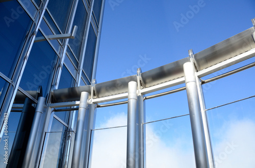 Glass walls and steel frames