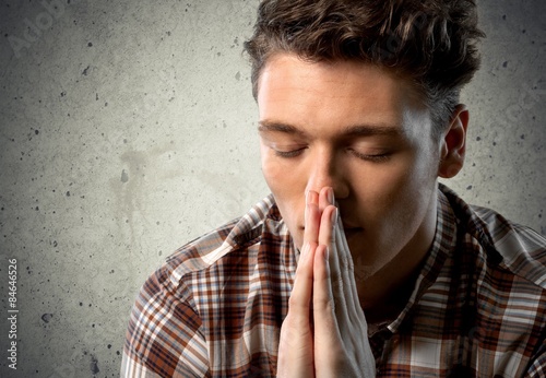 Photography Praying, Men, Church.