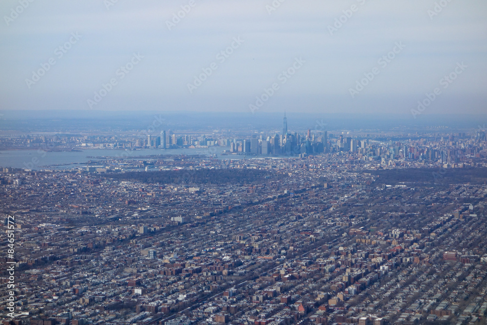 Aerial view of NY Aerial view of NY