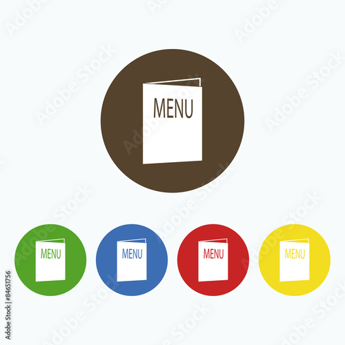 Simple icon menu.