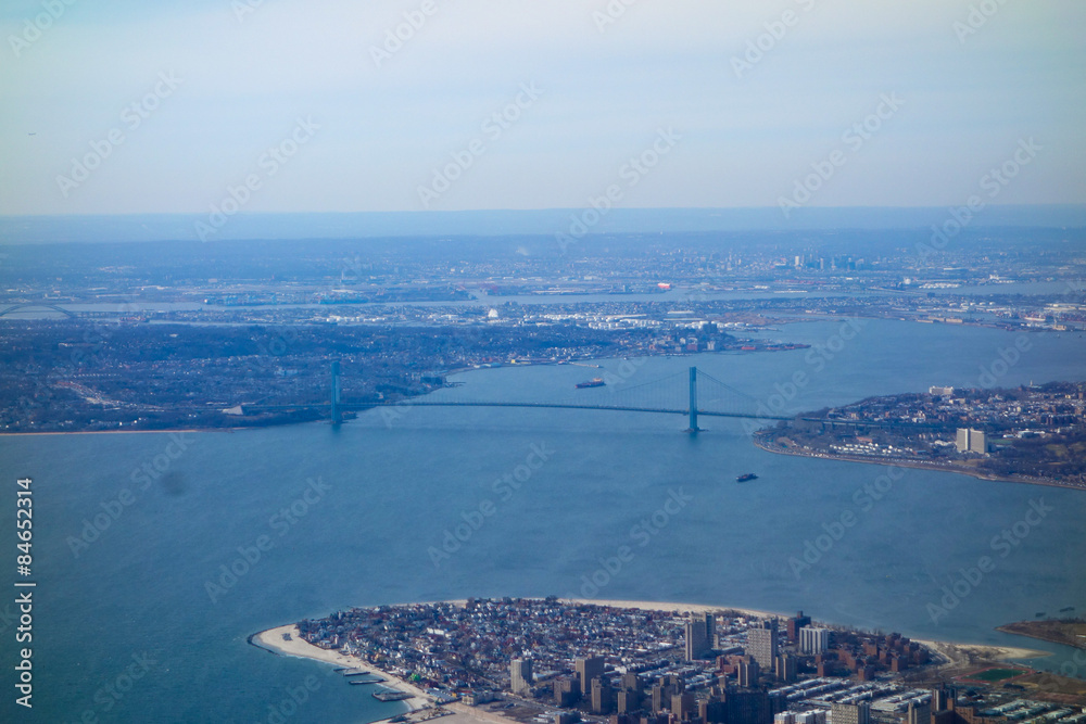 Aerial view of NY