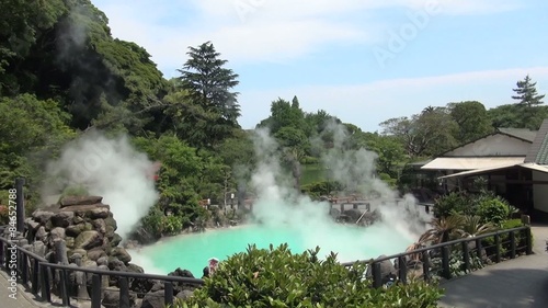 湯けむりの海地獄温泉　大分県別府の地獄めぐり