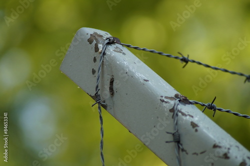 Stacheldraht Sicherheit
