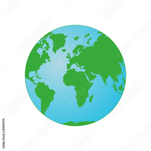 Obraz na płótnie Globe icon w salonie