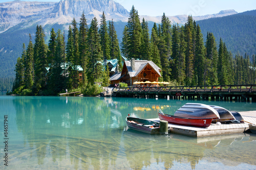 Emerald Lake im Yoho Nationalpark, British Columbia, Kanada