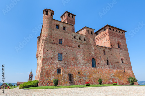 Medieval castle in Piedmont, Italy.