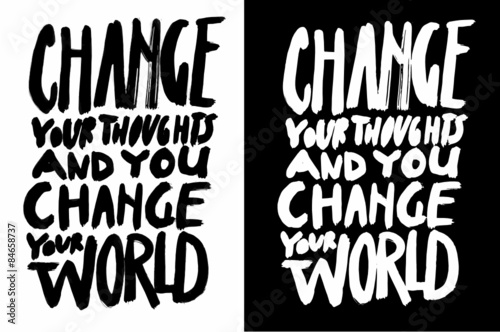 Vector handmade motivation quotes