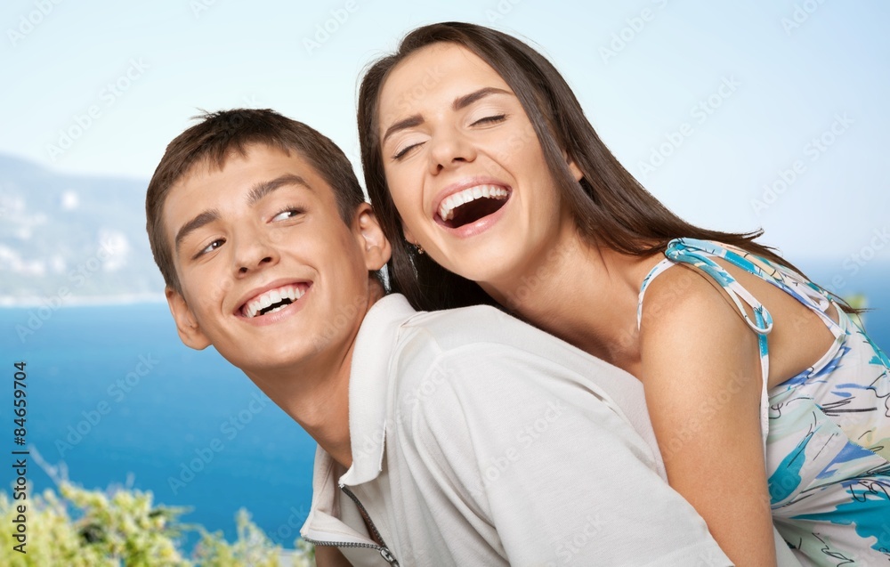 Couple, Beach, Summer. Couple, Beach, Summer.