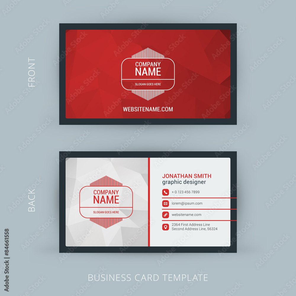 Vector Creative Business Card Template