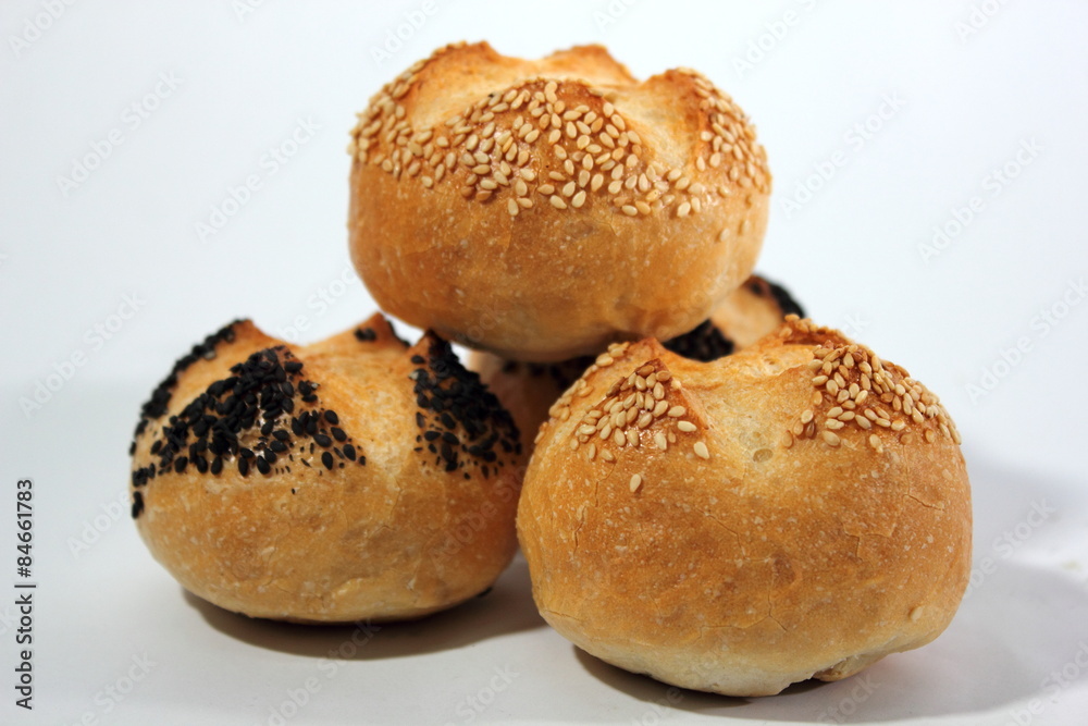 Kaiser roll bread
