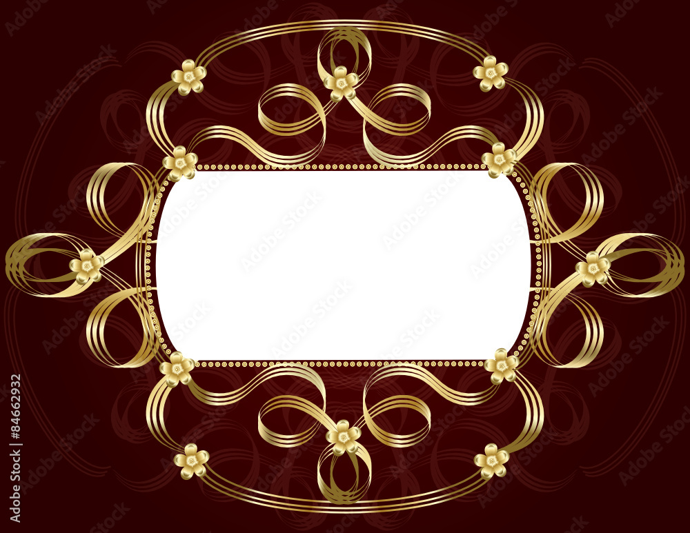 goldener Rahmen