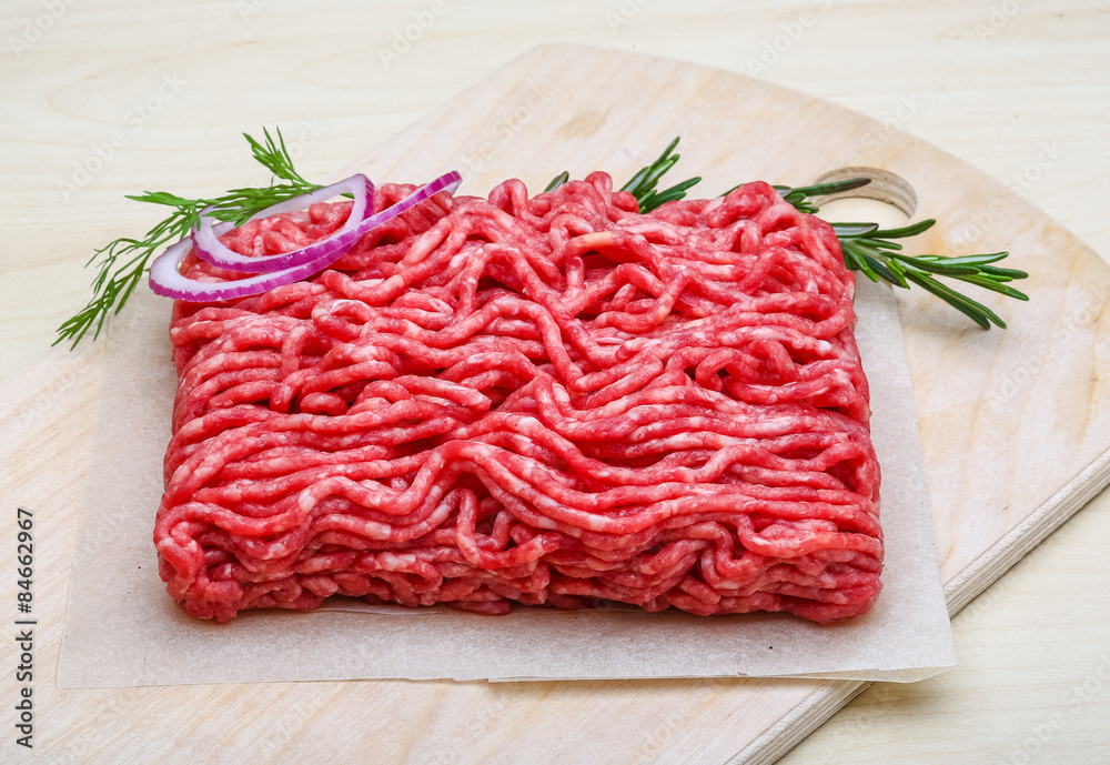 Raw beef minced meat Raw beef minced meat