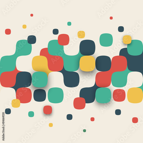 Illustration of abstract texture with squares.