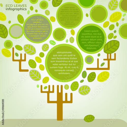 Leaves infographic