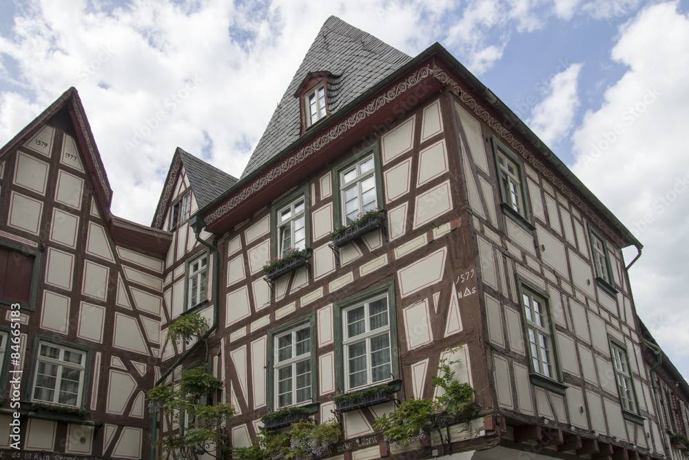 Rheinromantik in Bacharach, Deutschland